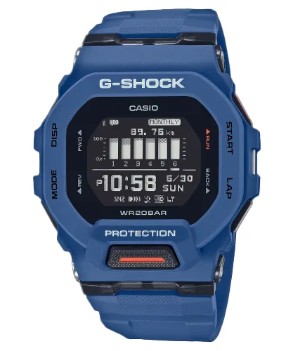 G-Shock azul con bluetooth