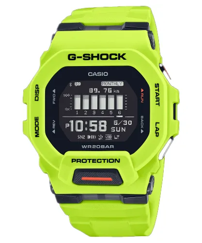 G-Shock amarillo con bluetooth